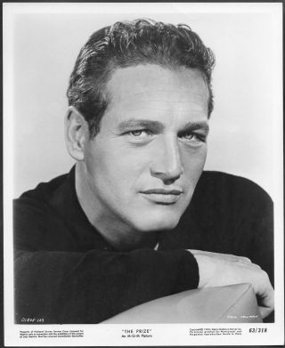 Paul Newman The Prize 1960s Mgm Promo Portrait Photo