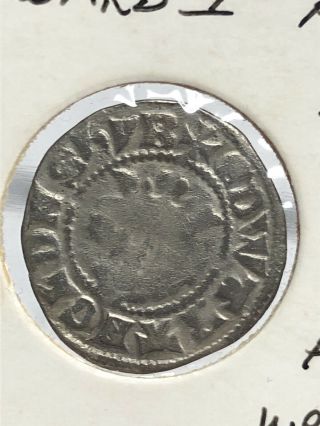 Great Britain 1 Penny (1272 - 1307) Nd Vg/f Silver Edward I Long Cross Dark Grey