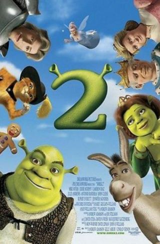 Shrek 2 Movie Poster - Double Sided 27x40 Mike Myers Eddie Murphy