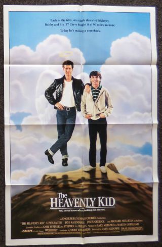 The Heavenly Kid 1985 1 Sheet Movie Poster Lewis Smith Richard Mulligan