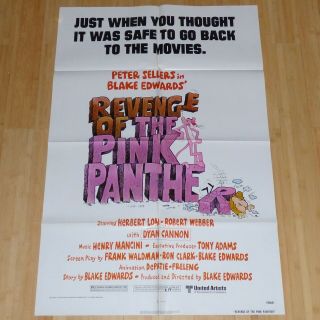 Revenge Of The Pink Panther 1978 1 Sheet Movie Poster Peter Sellers
