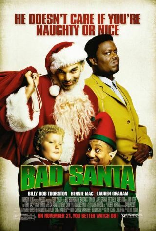 Bad Santa Great 27x40 D/s Movie Poster 2003 (th18)