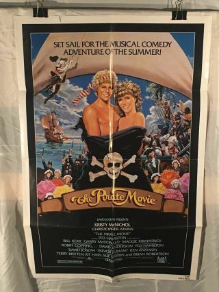 1982 " The Pirate Movie " 1 Sheet Movie Poster 27x 41 " Christopher Atkins