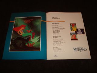 Little Mermaid 1989 Oscar Ad Ariel,  Disney & When Harry Met Sally,  Music Box