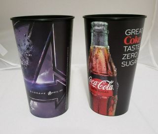(1) Avengers Endgame (2018) Movie Theater Drink Soda Cup