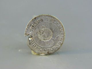 1831 Costa Rica 1/2 Real Silver Coin Km 67