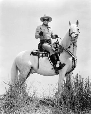 The Lone Ranger Clayton Moore Stunning 8x10 Photo Print