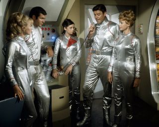 Lost In Space Guy Williams Marta Kristen In Space Suits Jupiter 2 8x10 Photo