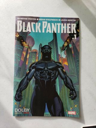 Black Panther Comic Official Amc Movie Collectible Merch Marvel Custom Ed Book