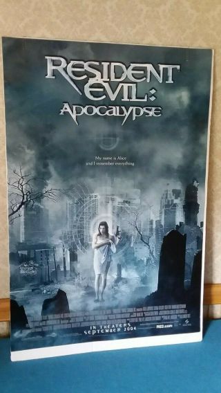 Resident Evil: Apocalypse 2004 Double Sided Movie Poster 27 " X 40 "