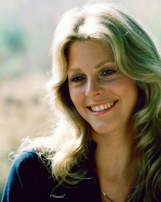 Lindsay Wagner 8x10 Color Photo Lovely 1970 