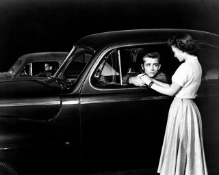 Rebel Without A Cause Natalie Wood James Dean 1946 Ford Business Coupe 8x10