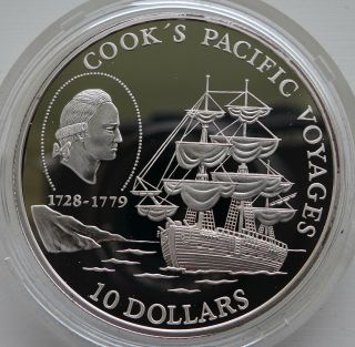 Niue 5 Dollars,  1996,  Cook 