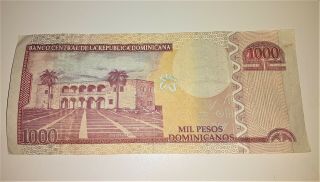DOMINICAN REPUBLIC 1000 1,  000 PESOS 2013 CIR 2