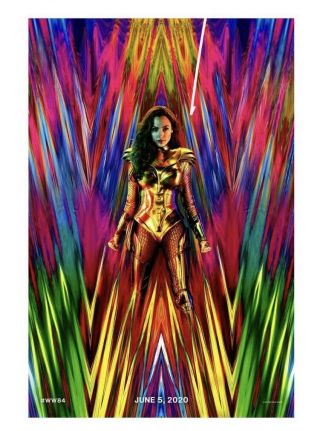 Wonder Woman 1984 Double Sided Movie Poster 27 X 40
