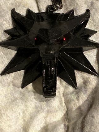 Witcher Wolf Medallion The Witcher 3 Wild Hunt Necklace W/bag