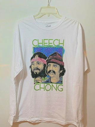 Cheech And Chong Long Sleeve T - Shirt Size Medium
