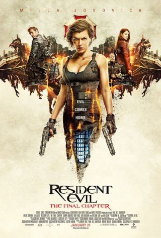 Resident Evil The Final Chapter Movie Poster 1 Sided Ver B 27x40