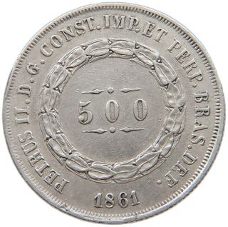 Brazil 500 Reis 1861 T133 189