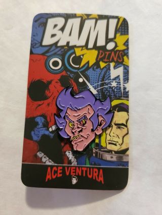 Ace Ventura Bam Box Exclusive Enamel Hat Pin Jim Carrey August Theme: Crazy