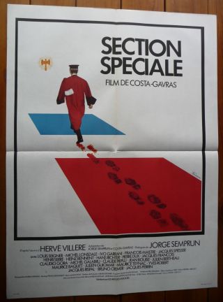 Special Section Costa - Gavras Ww2 French Movie Poster 