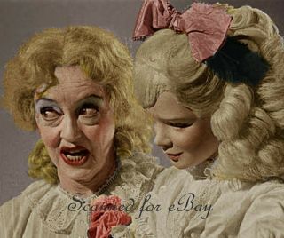 Rare Bette Davis - " Whatever Happened To Baby Jane " Creepy Pic With Baby Jane Doll