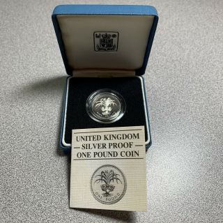 1985 United Kingdom Silver Proof One Pound Coin