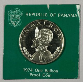 1974 Panama Silver Proof Balboa