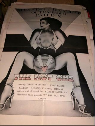 The Hot One.  Adult X - Rated Poster 1980 