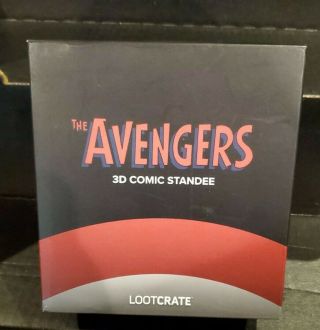 Loot Crate Exclusive Avengers Captain America 3d Comic Standee Collectible