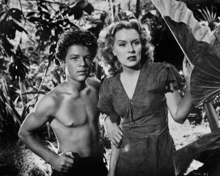 Brenda Joyce,  Johnny Sheffield - Tarzan And The Leopard Woman.  - 8 1/2 X 11