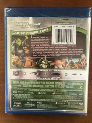 Shrek Forever After (Blu - ray/DVD,  2011,  2 - Disc Set,  3D) 2