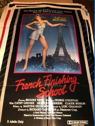 French Finishing School Adult X - Rated Poster 1970 