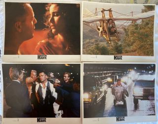 Hudson Hawk Lobby Card Set Of 8 1991 Bruce Willis