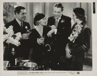 Myrna Loy,  Claire Trevor,  Warner Baxter Orig 1934 Photo.  To Mary,  With Love