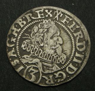 Austria 3 Kreuzer 1628 - Silver - Ferdinand Ii.  - 1159