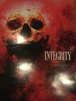 Vintage Punk Hardcore Double - Sided Poster - Integrity / A Life Once Lost Poster