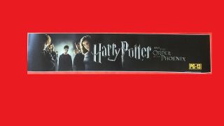 ⭐ Harry Potter 5 Order Of The Phoenix - Movie Theater Poster Mylar Small Version