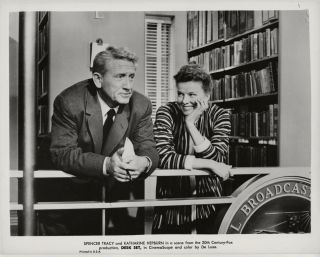 Katharine Hepburn,  Spencer Tracy 1957 Scene Still Desk Set