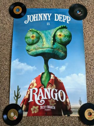 Rango 27x40 Authentic Movie Theater Poster D/s Rolled Poster