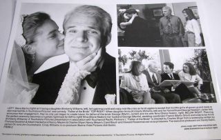 Vtg 1991 ' FATHER of the BRIDE ' Orig.  Studio Press Kit Photos & Prod.  Notes - SH 3