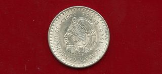 Mexico 1948 Cinco (5) Pesos.  900 Fine Silver Crown Size 39 Mm Km - 465