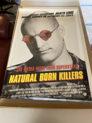 Natural Born Killers Woody Harrelson Movie Poster 27 " X 40 " Style B