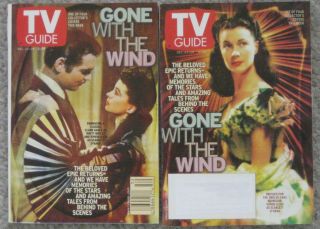 2 Vintage Tv Guide December 23 - 29,  2000 Gone With The Wind Collector 