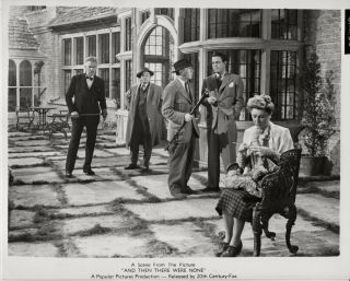 Judith Anderson,  Barry Fitzgerald 1945 Photo And Then Were None