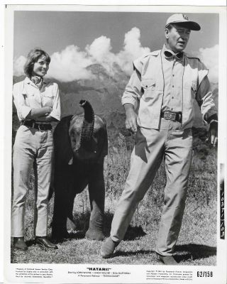 Movie Photo,  Hatari,  1962,  John Wayne And Elsa Martinelli