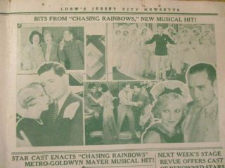 LOEW ' S JERSEY CITY WEEKLY MOVIE HERALD 2/15/1930 BESSIE LOVE,  JACK BENNY 3