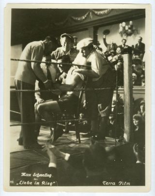 Max Schmeling Movie Photo 1930 Love In The Ring Boxing