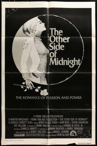 The Other Side Of Midnight Sexy Ff 1977 1 - Sheet Movie Poster 27 X 41
