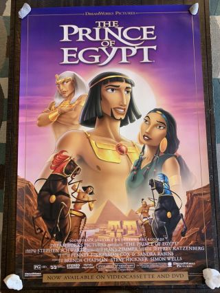 The Prince Of Egypt Movie Poster 27”x40”